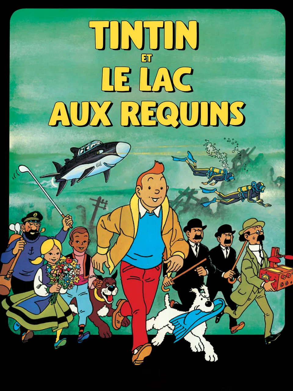 丁丁历险记之鲨鱼湖之谜封面图