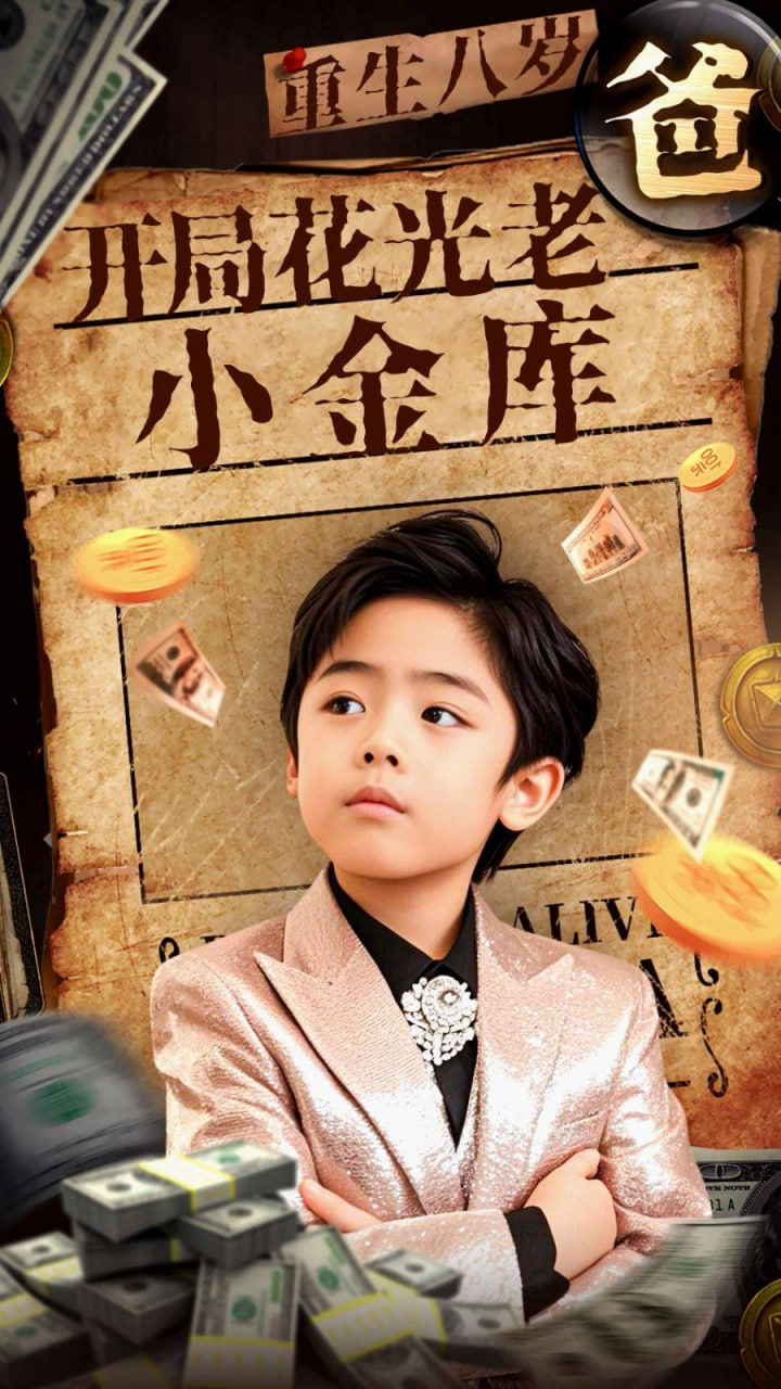 重生八岁，开局花光老爸小金库封面图